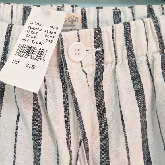 NWT Brandy Melville RARE Striped Tilden Pants - Picture 4 of 12